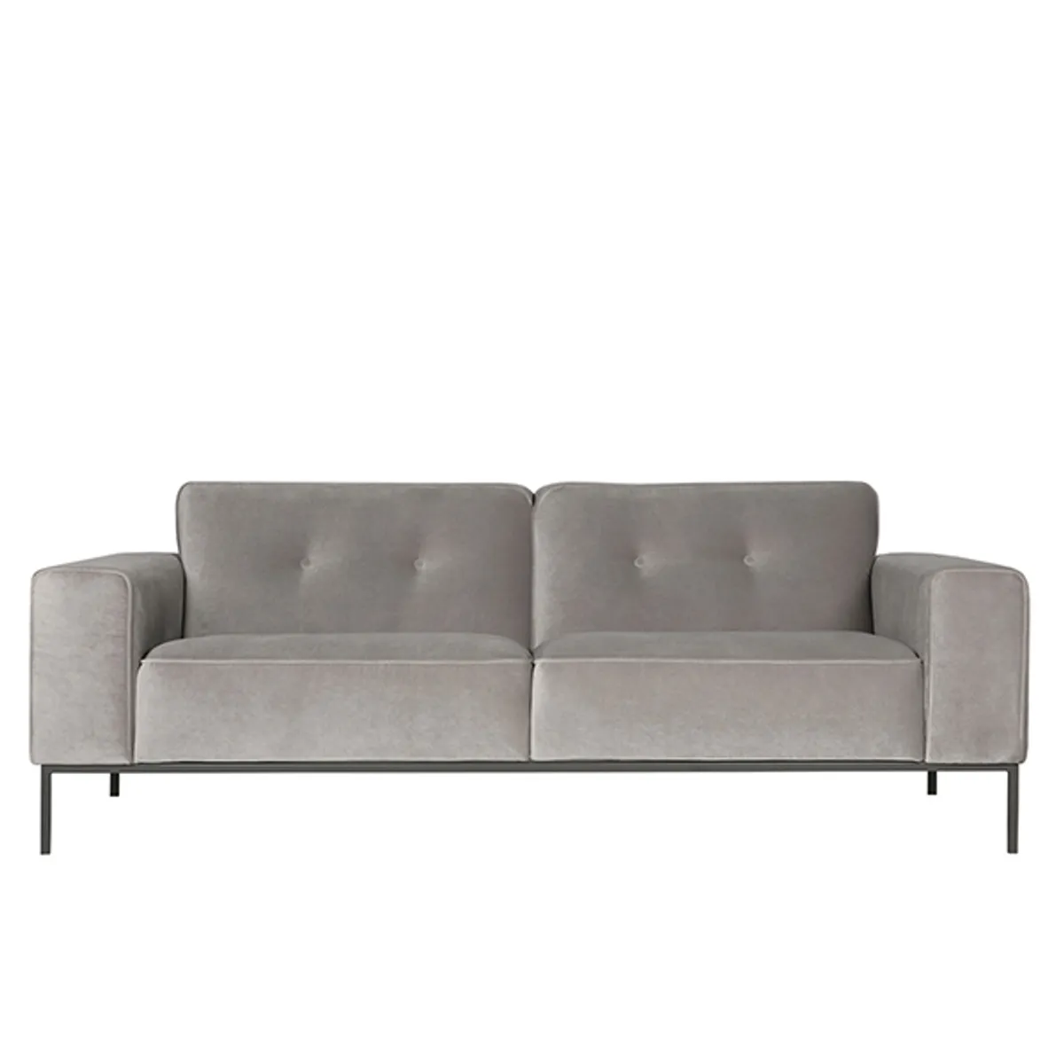 Herlev 3Seater Velvet4 Light Grey 02