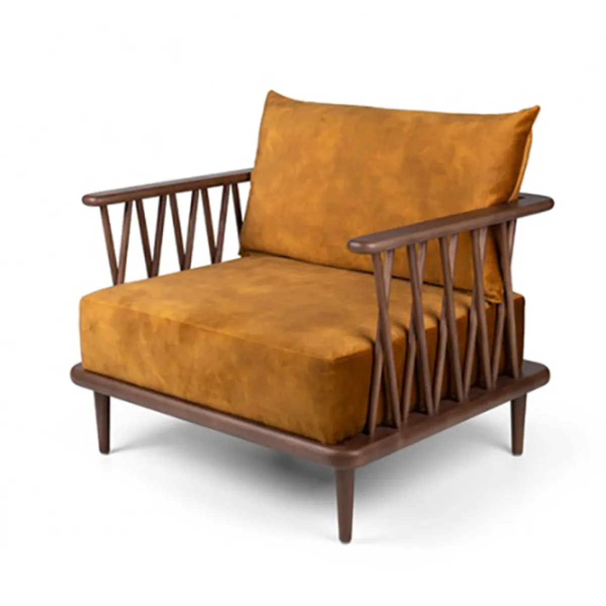 Nature Lounge Chair Wooden Framed Furniture By Insideoutcontracts