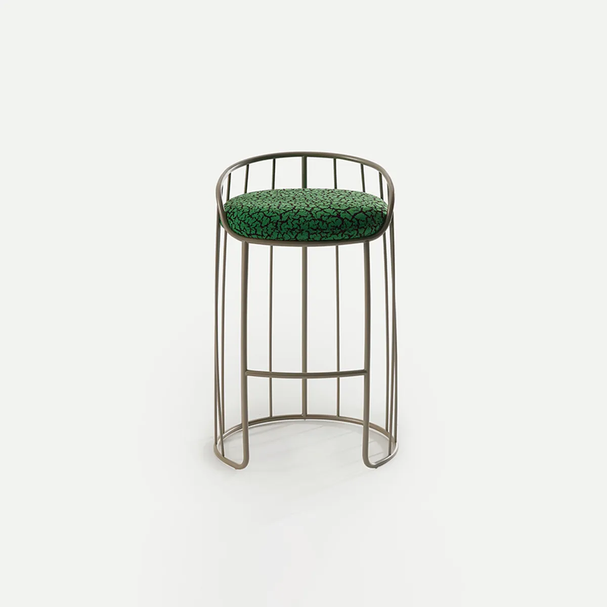 Tonella Stool Green Front