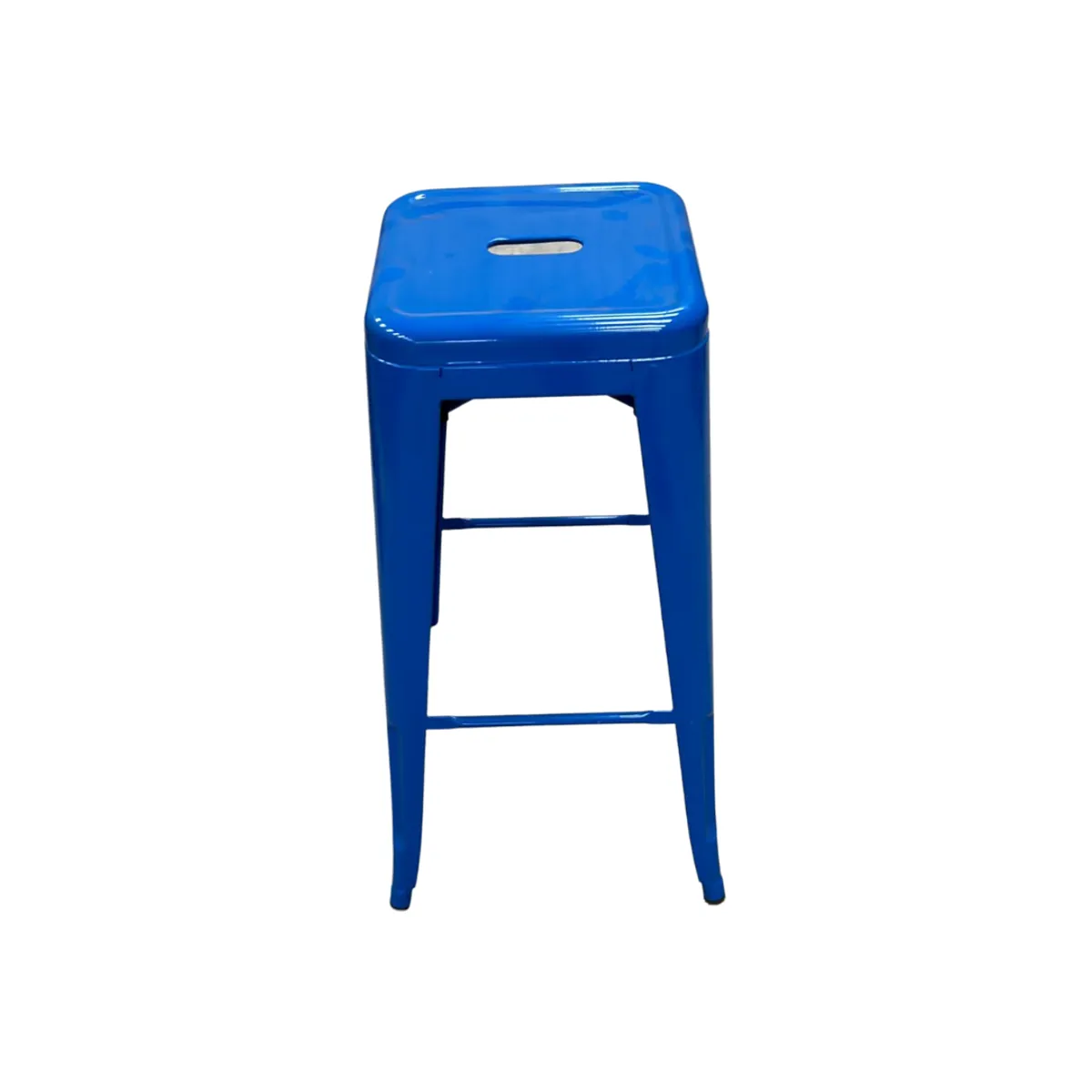 Blue Dominos Tall Stool - Ex Display 1