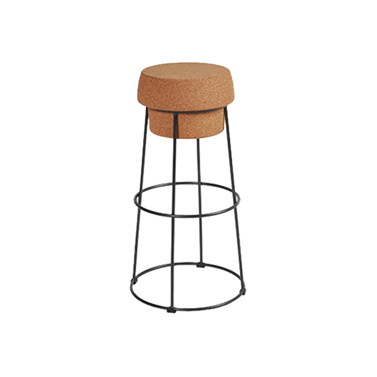 Web Bouchon Stool Black